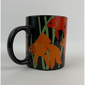 Otagiri Orange Goldfish Fish Bouquet Coffee Mug T Taylor Japan